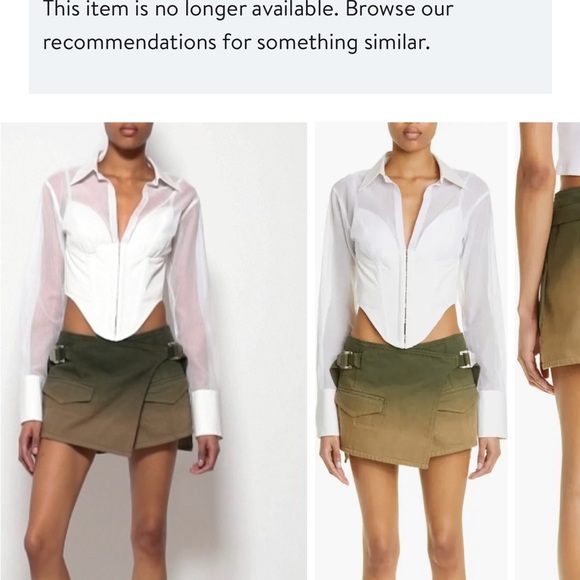 Dion Lee Ombre Utility skirt 8 - Picture 3 of 4